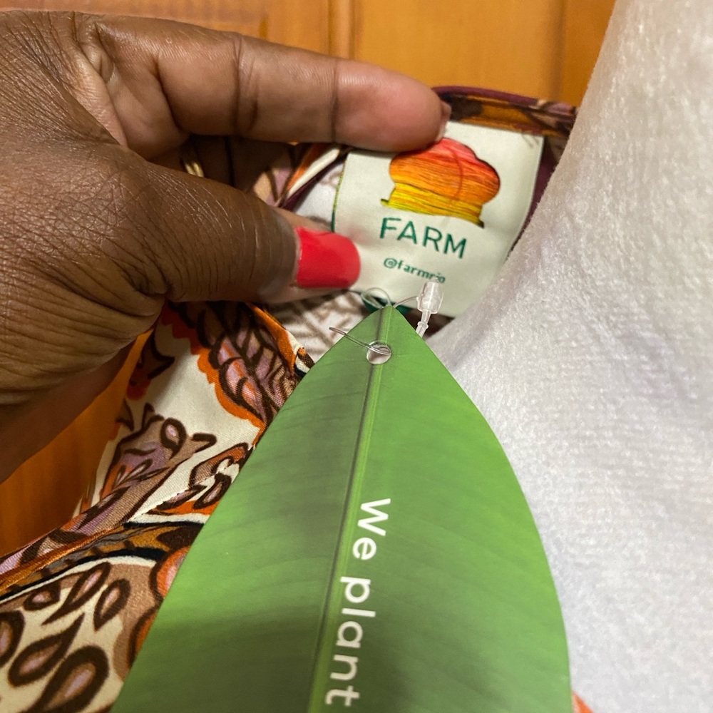 NWT Farm Rio Elegant Paisley Maxi Dress - Picture 6 of 6